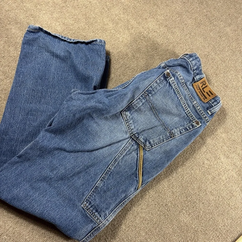 Vintage Y2K Polo Jeans Co Ralph Lauren Carpenter Jeans Mens 33X32 Blue Denim